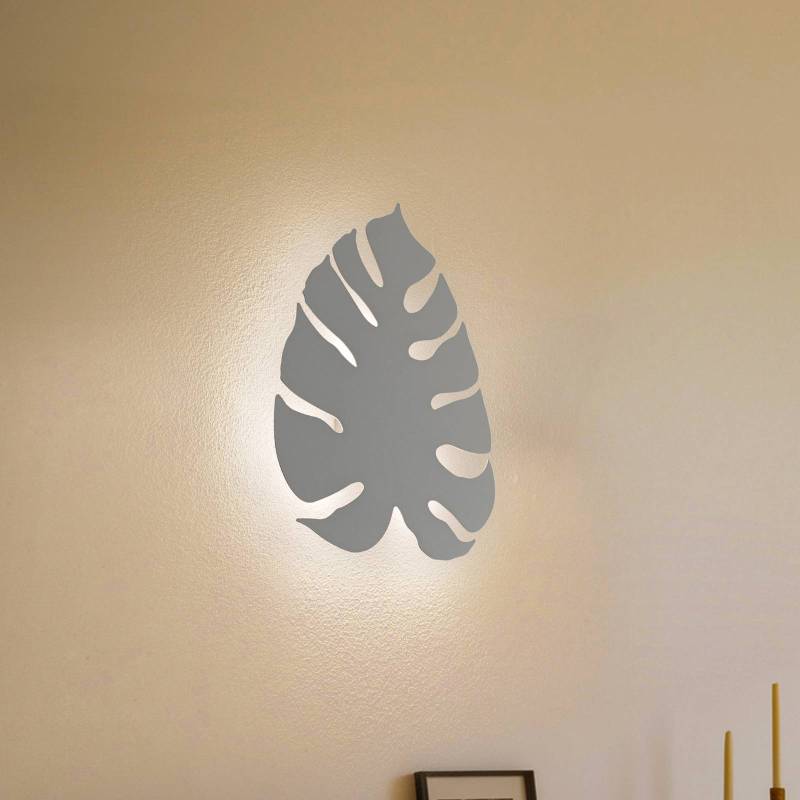 Wandleuchte Monstera, Blattform, 3 x G9, Stahl, beige von TK Lighting