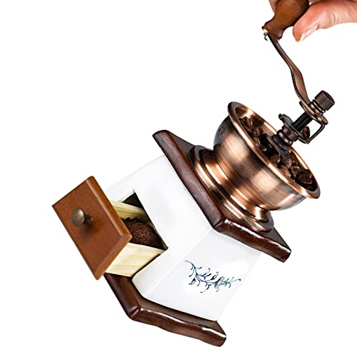 Kaffeemühle mit Gusseisen Mahlwerk Nostalgisch Handkaffeemühle Kaffee Mühle Manuell Mahlmaschine Individuelle Kaffeemühle mit Gusseisen Mahlwerk Nostalgisch Handkaffeemühle Kaffee Mühle Manuell Mahlmaschine Individuelle von TK28MN