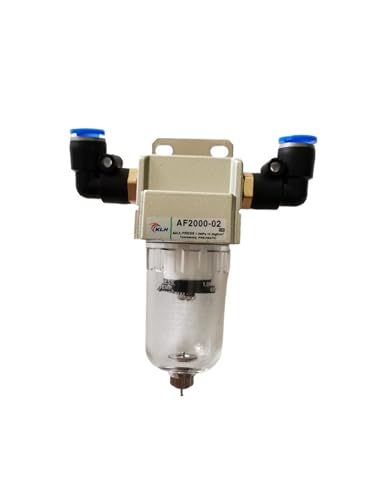 10 Stück AF2000-02 Pneumatikfilter Wasserbecher Luftrohr Luftfilter Instrumentenfilter 2 mit fester Halterung(KL-a110) von TKADXPJE
