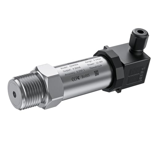 Druck Sender-1bar 0,5 bar 25bar 60bar 100bar Manometer Wandler Gas Öl Flüssigkeit Druck Sensor 4-20mA G1/4 G1/2(Output 0-3.3V G1-4,0-2.5Mpa) von TKDCKF