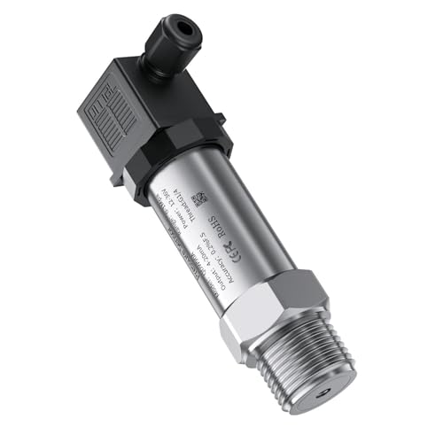 Druck Wandler 0-16Bar/0-10Bar/25Bar/40Bar/100bar/400bar/600Bar Wasser Gas Hydraulische Druck sender Sensor 4-20ma G1/4(Output 0.5-4.5V,0-100bar) von TKDCKF