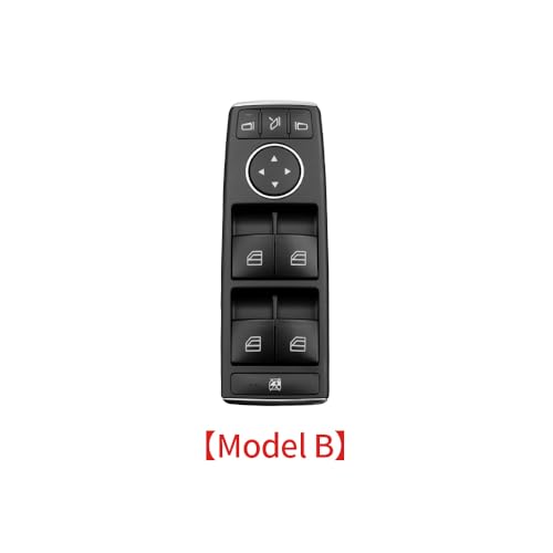 TKDCKF / Passend for Mercedes W166 W292 Electric Power Master Fenstersteuerungsschalter-Taste/Passend for Benz ML GL GLE GLS Klasse 1669054400(Model B) von TKDCKF