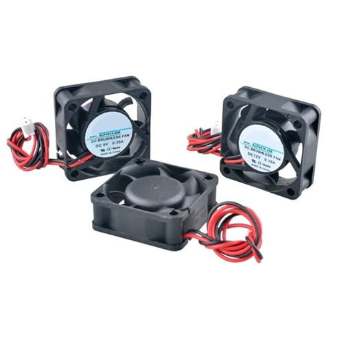 1 Stück ACP4015 4 cm 40 mm Axiallüfter 40 x 40 x 15 mm Lüfter for Power-Drucker DC5 V/12 V/24 V 2-poliger Lüfter(DC5V Double ball) von TKGMGTN