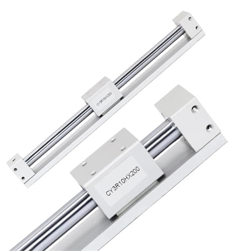 1 stück CY3R Magnetischer Kolbenstangenloser Zylinder Direktmontage Typ CY3R6 CY3R10 CY3R15 CY3R20 CY3R25 CY3R32 50 100 150 200 250 300(CY3R40,300 Stroke) von TKGMGTN