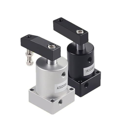 1pc ACK SRC Pneumatische Dreh Spann Luft Zylinder ACK25 ACK32 ACK40 ACK50 ACK63 SRC25 SRC32SRC40 SRC50 SRC63(ACK L 180,Bore 50mm) von TKGMGTN