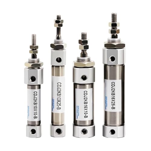 1pc CDJ2KB10/16-10X15X20X25X50X75X100X200Z-B Sechseckige Kolbenstange Anti-Rotation Edelstahl Kleine Mini Zylinder(Stroke 15mm,Bore 16mm) von TKGMGTN