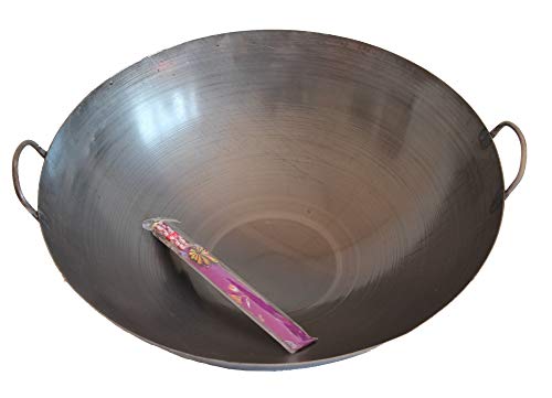 RIESENGROSSE WOK-PFANNE RUND 2 HENKEL DURCHMESSER HIER ca.50CM RIESENGROSSE WOK-PFANNE RUND 2 HENKEL DURCHMESSER HIER ca.50CM von TKH