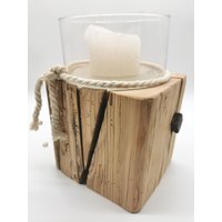 Windlicht/Kerzenhalter Aus Altholzbalken, Fein Verarbeitet in Österreich Windlicht/Kerzenhalter Aus Altholzbalken, Fein Verarbeitet in Österreich von TKHolzShop
