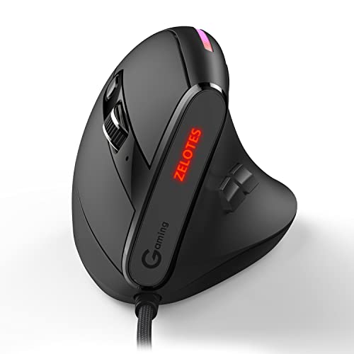 TKMARS Ergonomische Maus Vertikale Maus Wiederaufladbare Reduziert Muskelbelastung mit USB Betrieben 9 Buttons 6 DPI Bequemer Griff Optische Mäuse Compatible for PC, Laptop, Mac, Windows TKMARS Ergonomische Maus Vertikale Maus Wiederaufladbare Reduziert Muskelbelastung mit USB Betrieben 9 Buttons 6 DPI Bequemer Griff Optische Mäuse Compatible for PC, Laptop, Mac, Windows von TKMARS