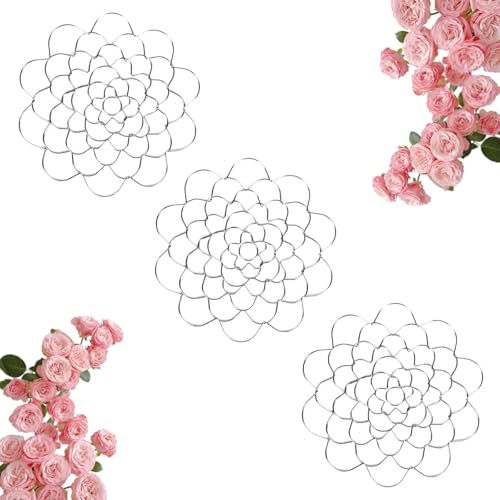 Auxiliaryn Stainless Steel Floral Grid Organizer, Flower Grid for Vase, Flower Arrangement Holder, Flower Frogs for Arrangements Vase, Reusable Floral Grid for Vase Stems Bouquets (Silver - 6in) von TKNIBEEN