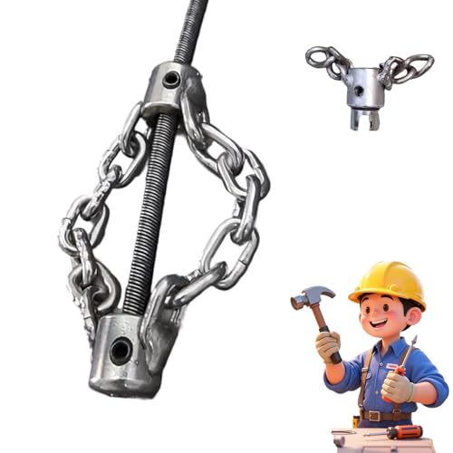 Flex-Shaft Sewer Descaling Chain, Push-Type Rotary Cable Sewer Dredge, Multi-purpose Pvc Pipe Maintenance Tool, Flex Shaft Sewer Cleaning Tool, Efficient Descalings (a) von TKNIBEEN