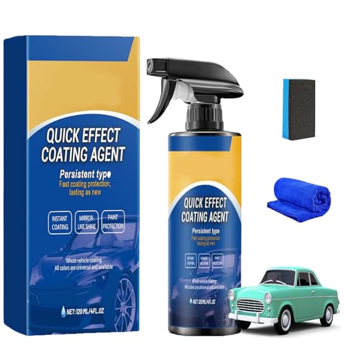 Limplex Car Polish, Limplex Coating Spray, Quick Effect Coating Agent for Car, Advanced Car Quick-Acting Coating Agent Spray, Easy to Use and Clea, for All Car Models (1pcs) von TKNIBEEN