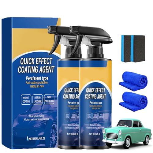 Limplex Car Polish, Limplex Coating Spray, Quick Effect Coating Agent for Car, Advanced Car Quick-Acting Coating Agent Spray, Easy to Use and Clea, for All Car Models (2pcs) von TKNIBEEN