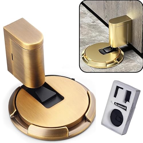 Pleasantk Door Wedge Stopper, Punch Free Invisible Door Stopper, Mechanical Door Stopper with Adjustable Height, Silent & Windproof Mechanical Floor Doorstopper for Home Offices (C) von TKNIBEEN