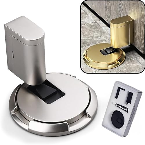 Pleasantk Door Wedge Stopper, Punch Free Invisible Door Stopper, Mechanical Door Stopper with Adjustable Height, Silent & Windproof Mechanical Floor Doorstopper for Home Offices (E) von TKNIBEEN
