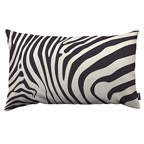 TKS MITLAN Zebra dekorative Kissenbezüge, schwarz-weiße Streifen, Kissen, dekorative Wurfkissen, Bauernhaus-Dekoration für Zuhause, Kissenbezug TKS MITLAN Zebra dekorative Kissenbezüge, schwarz-weiße Streifen, Kissen, dekorative Wurfkissen, Bauernhaus-Dekoration für Zuhause, Kissenbezug von TKS MITLAN