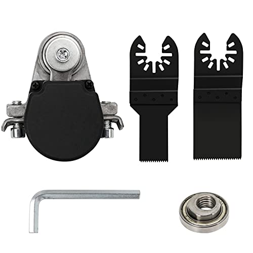 TKSE Oszillierende Sägeblätter, Sägeblätter Kit, Universelles Oszillierendes Schnellwechsel-Säge-Set, Multifunktions-Sägeblatt 115/125 Typ Winkelschleifer Oszillierendes Werkzeug-Adapter-Kit von TKSE