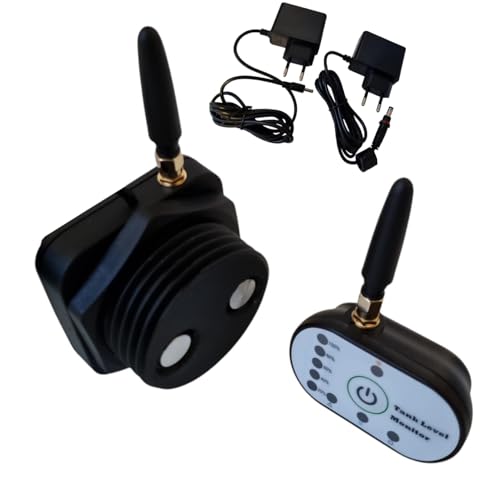 WiFi 2.4Ghz Wlan + 433Mhz Funk Mini 56mm Füllstands-Anzeige Ultraschall Wasserstand-Sensor für Heiz-Öltank Wassertank Tank Zisterne für Smarthome APP TuYa SmartLife von TKSTAR