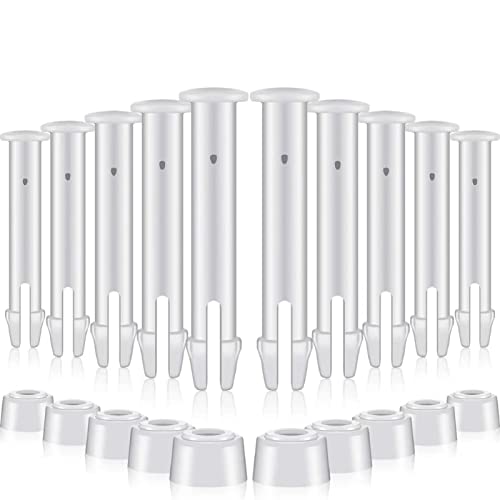 TKTTBD Pool Joint Pins & Seals - 24Pcs Pool Joint Pins Pool Replacement Ersatzteile Für Intex Pool 28270-28273 - Kunststoff Stift Splint Pin - Poolverbindungsstifte Pool Pins Für Round Pool (2.16in) von TKTTBD