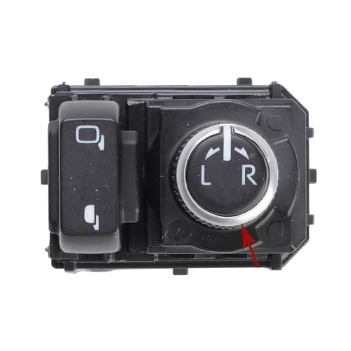 TKUONE 8487247040 Rückansicht Seitenspiegel Switch Control Einstellknopf Kompatibel for Toyota Auris Corolla Hiace Land Cruiser Prado Camry 2017 2018 von TKUONE
