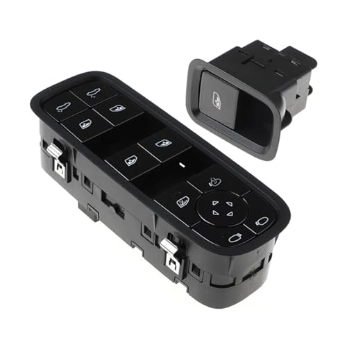 TKUONE 971959858C Power Master Fenster Schalter Taste Auto 971959855C 971.959.858.C Kompatibel for Porsche Panamera Bedienteil Koffer von TKUONE