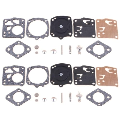 TKYTFRGF Zubehör Vergaser-Reparatursatz passend für Jonsered 49SP 50 51 52 66E 60 62 für Tillotson HS-21D TKYTFRGF Zubehör Vergaser-Reparatursatz passend für Jonsered 49SP 50 51 52 66E 60 62 für Tillotson HS-21D von TKYTFRGF