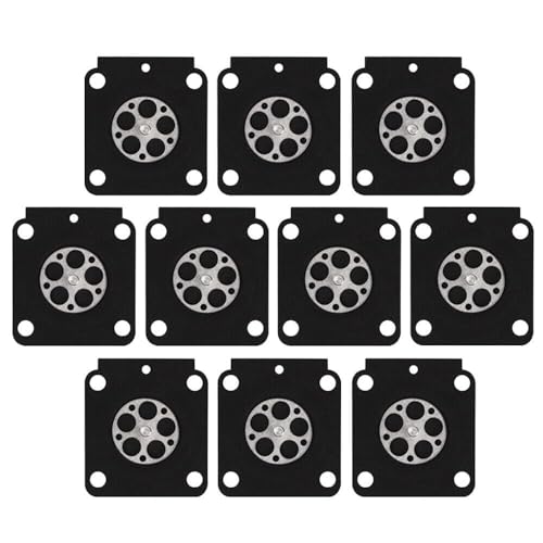 Zubehör 10x Vergaser-Dosiermembran for Stihl 4314 121 4700 for Zama A015053 C1Q Carb von TKYTFRGF