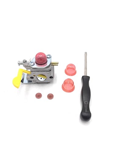 Zubehör Vergaser for ZAMA C1U-W18 for Poulan for Weedeater for Featherlite FL25C FX26SC XT260 FL20 FL26 Gastrimmer 530071752 530071822(Rood) von TKYTFRGF