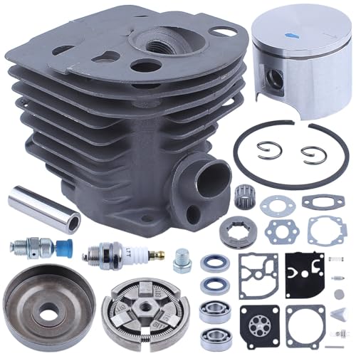 Zubehör Zylinder-Kupplungstrommel-Vergaser-Kit for 55 Rancher 51 for for Husqvarna for Kettensäge for Nikasil -46 mm Ersatz-Gartenwerkzeugteile Zubehör Zylinder-Kupplungstrommel-Vergaser-Kit for 55 Rancher 51 for for Husqvarna for Kettensäge for Nikasil -46 mm Ersatz-Gartenwerkzeugteile von TKYTFRGF