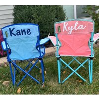 Personalisierter Kinder-Campingstuhl, Individueller Kinder-Klappstuhl von TLBthreelittlebirds