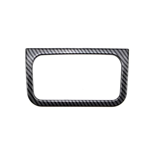 TLCBAZCF 1 Stück ABS-Kohlefaserfarbe oder Rot Scheinwerferschalter-Knopfrahmenabdeckung Innendekoration Kompatibel mit Ford Ranger Everest 2023(Carbon Fiber Color) von TLCBAZCF