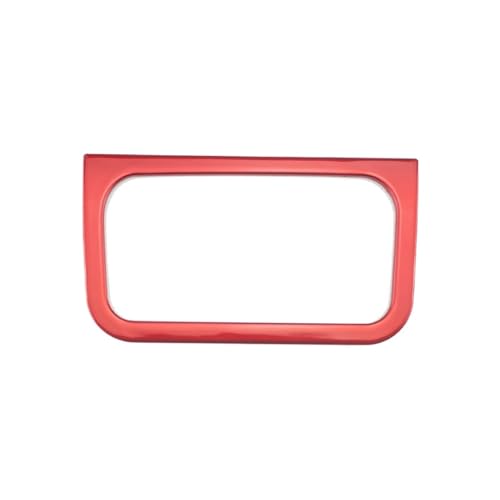TLCBAZCF 1 Stück ABS-Kohlefaserfarbe oder Rot Scheinwerferschalter-Knopfrahmenabdeckung Innendekoration Kompatibel mit Ford Ranger Everest 2023(Red) von TLCBAZCF