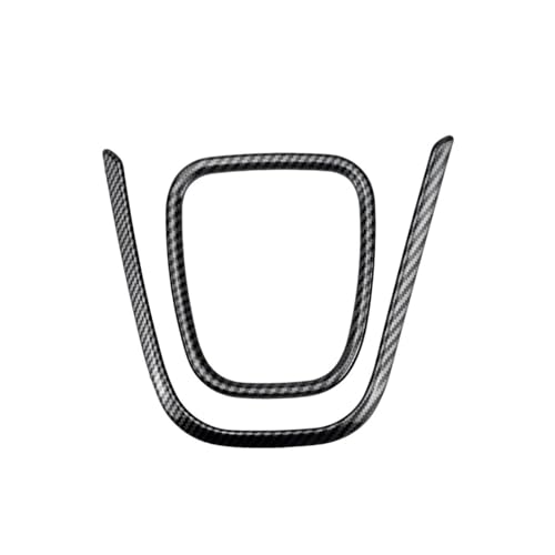 TLCBAZCF ABS-Kohlefaser-Farbe Schalthebelrahmenverkleidung Innendekorplatte Abdeckung Kompatibel mit FIAT Strada 2020-2025(2 Pieces) von TLCBAZCF