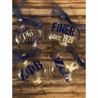 Zeta Phi Beta Ornament 4 Stück Set von TLCDesignsbyTLCook