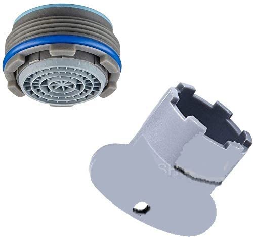 TLDSHOP® – Kit Belüfter – Kit Belüfter Filter CACHE CASCADE SLC STD – /M 24 x 1 NEOPERL mit Schlüssel von TLDSHOP