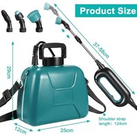 5L Akku-Elektrosprüher, 7,4V/2000 mAh Teleskop-Gartensprüher mit 3 verstellbaren Düsen von TLGREEN
