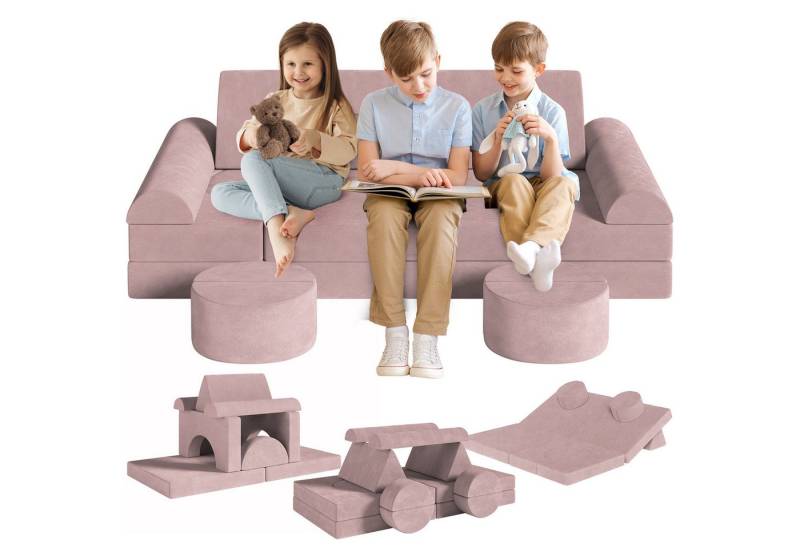 TLGREEN Kindersofa mit 15PCS Modul, Modulare Kinderspielcouch, Spielsofa für Kinder & Kindersessel, Multifunktional und leicht zu reinigen TLGREEN Kindersofa mit 15PCS Modul, Modulare Kinderspielcouch, Spielsofa für Kinder & Kindersessel, Multifunktional und leicht zu reinigen von TLGREEN