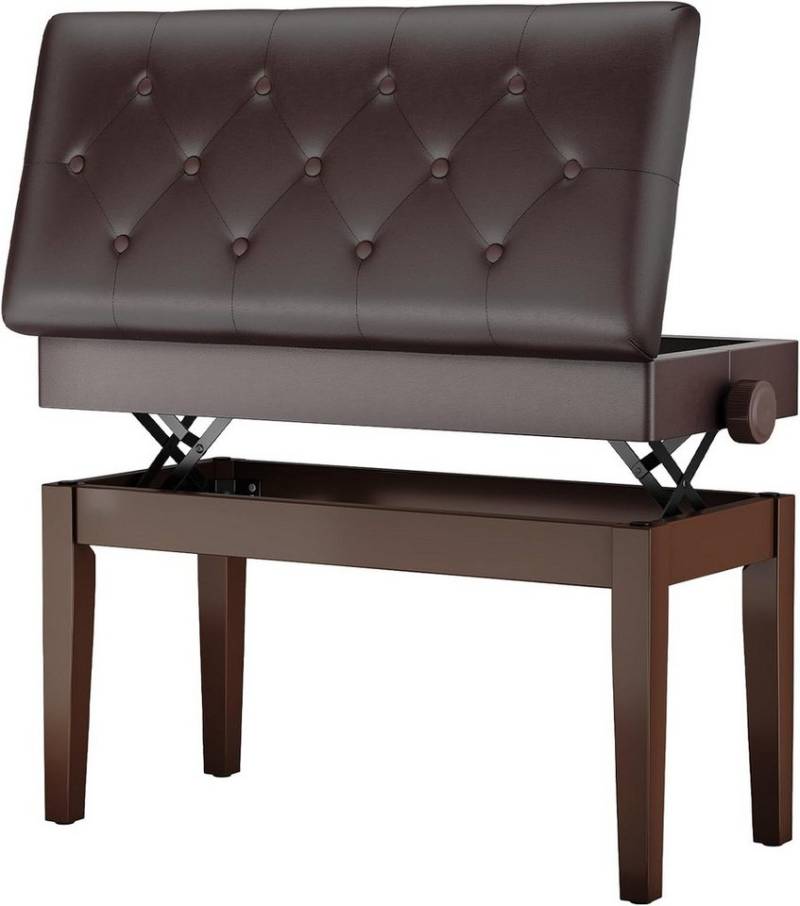 TLGREEN Klavierbank,Klavierhocker Höhenverstellbar 48-58CM (Keyboardbank Klavierstuhl, Multifunktional) von TLGREEN