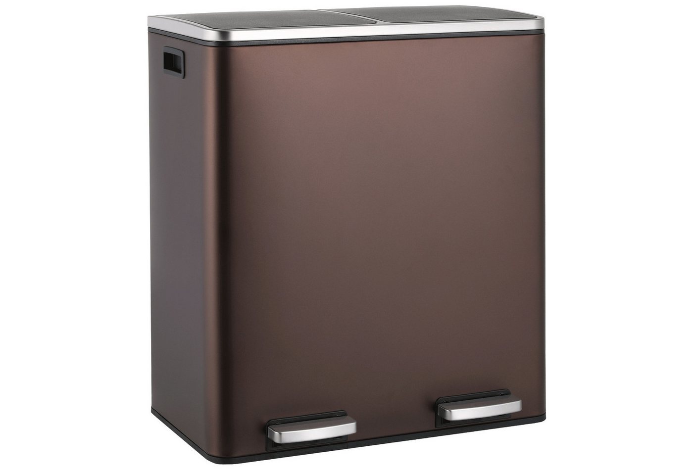 TLGREEN Mülleimer mit 2 Fächern, Abnehmbarer Innenlauf, Küchen Mülltrennsystem, 2x 30L, Pedal, Anti Fingerabdruck TLGREEN Mülleimer mit 2 Fächern, Abnehmbarer Innenlauf, Küchen Mülltrennsystem, 2x 30L, Pedal, Anti Fingerabdruck von TLGREEN