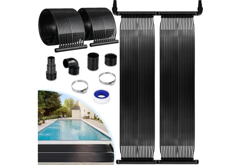 TLGREEN Pool-Solarkollektor Pool-Wärmepumpe,Solarmatte Heizmatte,UV-beständiger, 300 x 75cm,Beliebig erweiterbar,Wärmepumpe Solarheizung von TLGREEN