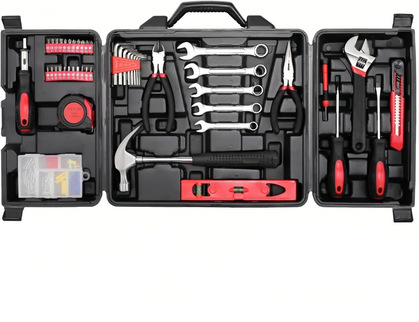 TLGREEN Werkzeugset 147-teiliges Werkzeugkoffer, Werkzeugsatz für Haushalt, Auto, DIY Reparatur TLGREEN Werkzeugset 147-teiliges Werkzeugkoffer, Werkzeugsatz für Haushalt, Auto, DIY Reparatur von TLGREEN