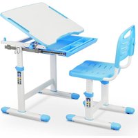 Tlgreen - Kinderschreibtisch Stuhl Höhenverstellbar, Kindertisch Stuhl Set mit neigbarer Tischplatte,Schreibtisch Kinder Mädchen & Jungs, von TLGREEN