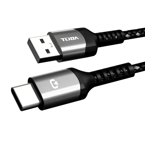 TLIDA USB A auf USB C Kabel 3.3ft 66W USB 3.0 PD Fast Charging & 480Mbps Datentransfer Nylon Braided Compatible with iPhone 16/15 Pro Max Samsung S24 Ultra iPad 10th Gen Ps5 Controller TLIDA USB A auf USB C Kabel 3.3ft 66W USB 3.0 PD Fast Charging & 480Mbps Datentransfer Nylon Braided Compatible with iPhone 16/15 Pro Max Samsung S24 Ultra iPad 10th Gen Ps5 Controller von TLIDA
