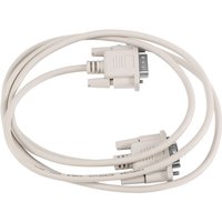 Tlily - 1.4M RS232 DB9 9 Pin Stecker auf vga Video 15 Adapter Kabel hellgrau von TLILY