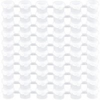 10 Streifen, 60 Töpfe, leere Farbe, weiße Becherstreifen, Aufbewahrungsbehälter, Mal- und Bastelbedarf für den Unterricht 10 Streifen, 60 Töpfe, leere Farbe, weiße Becherstreifen, Aufbewahrungsbehälter, Mal- und Bastelbedarf für den Unterricht von TLILY