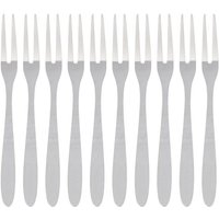 10 StüCk Edelstahl Wiederverwendbare Frucht Kuchen Snack Dessert Salat Besteck -Zinken Set KüChen Werkzeug 13Cm 10 StüCk Edelstahl Wiederverwendbare Frucht Kuchen Snack Dessert Salat Besteck -Zinken Set KüChen Werkzeug 13Cm von TLILY