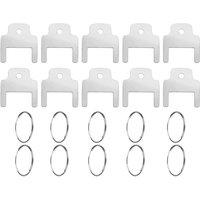 Tlily - 10 Stück 770301 Papierhandtuchspender-Schlüssel, Toilettenpapierhalter mit 10 Schlüsselringen, Taschentuchbox von TLILY