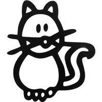 Tlily - 10 Stück Autoaufkleber Familie mit Haustier Glücksaufkleber für Fenster (Schwarz) von TLILY