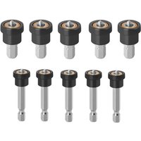 10 Stück Magnetische Trockenbauschrauben-Setzbits für Gipskartonplatten, Positionierungsbit mit Sechskantschaft, Einfache Installation, Bohrzubehör von TLILY