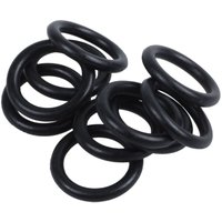 Tlily - 10 Stueck Schwarz Gummi Oil Seal O-Ringe Dichtungen Unterlegscheiben 16x11x2.5mm von TLILY